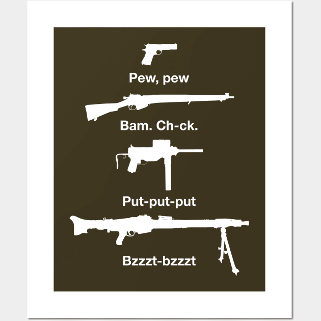 From Pew to Bzzzt Wall Art by CCDesign